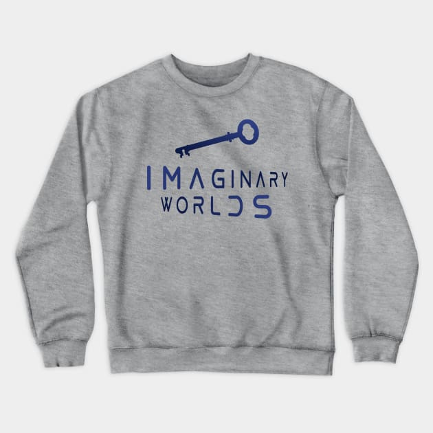 Imaginary Worlds classic logo title Crewneck Sweatshirt by Imaginary Worlds